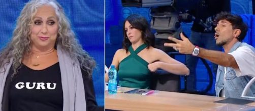 Alessandra Celentano, Deborah Lettieri e Emanuel Lo - screenshot © Canale 5.