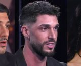 Lorenzo Spolverato, Stefano Tediosi e Shaila Gatta - screenshot © Canale 5.