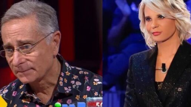 In foto Paolo Bonolis e Maria De Filippi © Canale 5.