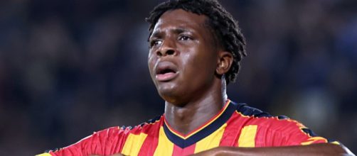 Patrick Dorgu, calciatore seguito dalla Juventus © US Lecce