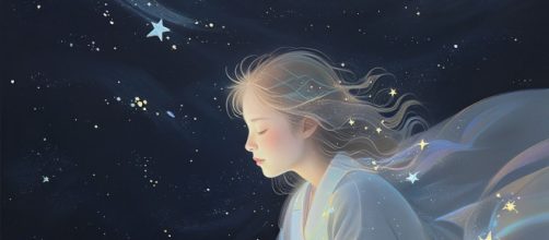 Ragazza fra le stelle © Immagine di Pixabay