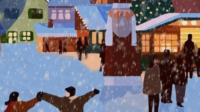 Città in piena atmosfera natalizia © Pixabay.