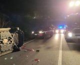 Incidente stradale a Praia a Mare © Vigili del fuoco