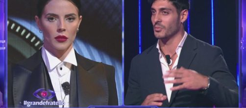 Shaila Gatta e Javier Martinez (©Grande Fratello/Mediaset).