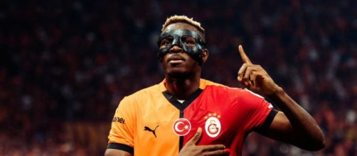 Victor Osimhen, attaccante del Galatasaray. Foto © profilo X/Osimhen