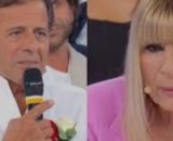 Fabio e Gemma durante una puntata di Uomini e donne © Canale 5.