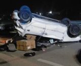 L'incidente stradale avvenuto sull'Autostrada A19 - © Vigili del Fuoco