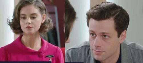 In foto Clara e Alfredo de Il Paradiso delle signore, screenshot © Rai 1.