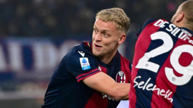 Jens Odgaard in azione &copy; Bologna FC 1909