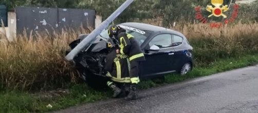 Incidente stradale nel catanzarese - © Vigili del Fuoco