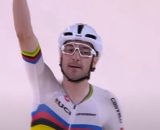 Elia Viviani - © Screenshot Eurosport