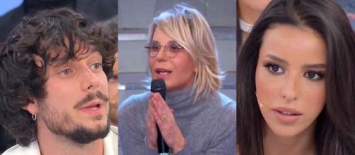 Michele, Maria De Filippi e Amal - screenshot © Canale 5.