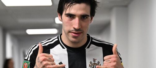 Sandro Tonali, centrocampista del Newcastle. Foto © Newcastle