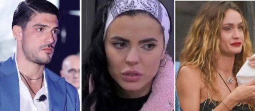 Lorenzo Spolverato, Shaila Gatta e Helena Prestes - screenshot © Mediaset