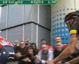 Cancellara e Boonen al Giro delle Fiandre 2010 - Screenshot © Eurosport.