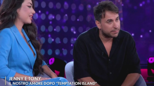 Jenny Guardiano e Tony Renda (&copy; Verissimo/Mediaset).