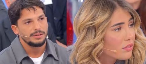 In foto Martina e Gianmarco (screenshoot © Canale 5)