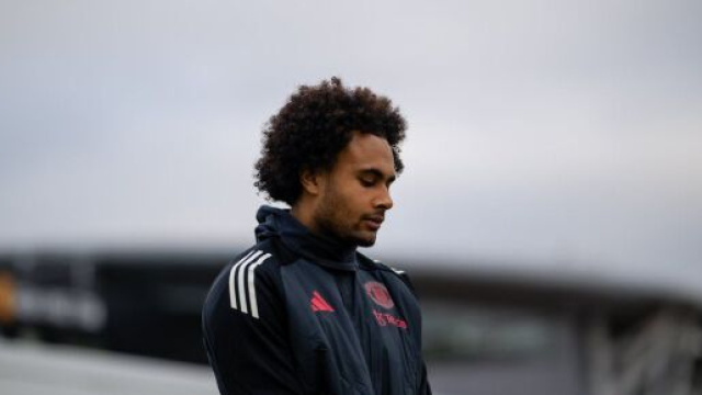 Joshua Zirkzee, attaccante del Manchester United. Foto &copy; Manchester United