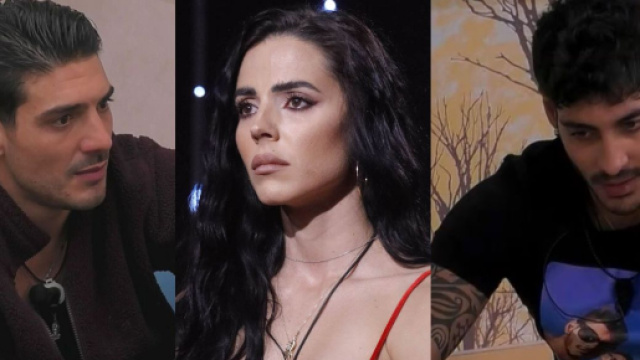 Lorenzo Spolverato, Shaila Gatta e Javier Martinez - screenshot &copy; Mediaset.