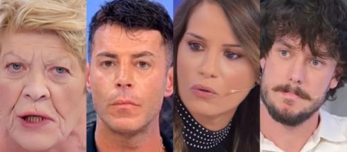 Pinuccia, Diego, Claudia e Michele - screenshot © Canale 5.