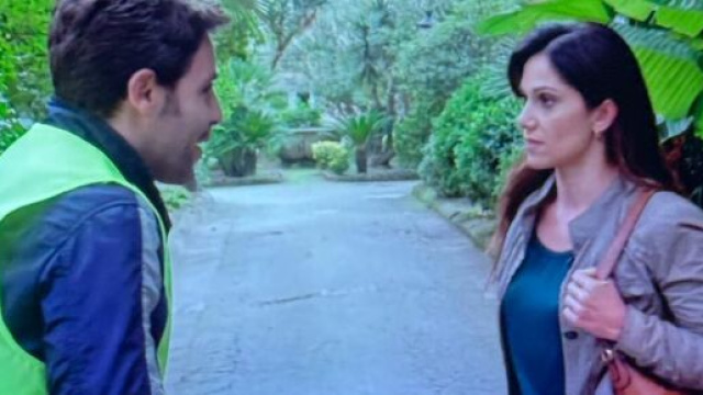 In foto Rosa e Pino di Un posto al sole &copy; Rai