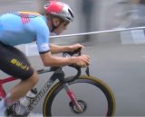 Remco Evenepoel alle Olimpiadi di Parigi - © Screenshot Eurosport