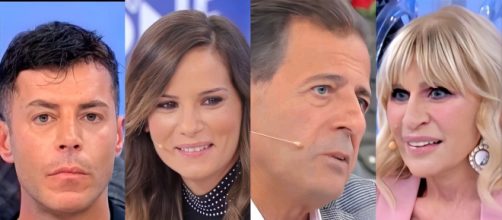 Diego, Claudia, Fabio e Gemma - screenshot © Canale 5.