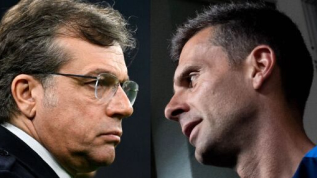 Cristiano Giuntoli e Thiago Motta &copy; Juventus FC