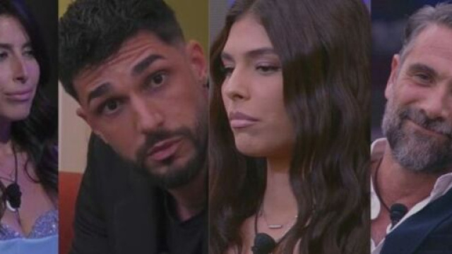 I quattro concorrenti al televoto del 9 dicembre &copy; Grande Fratello