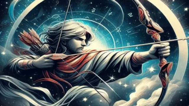 Segno del Sagittario generato con © AI Copilot