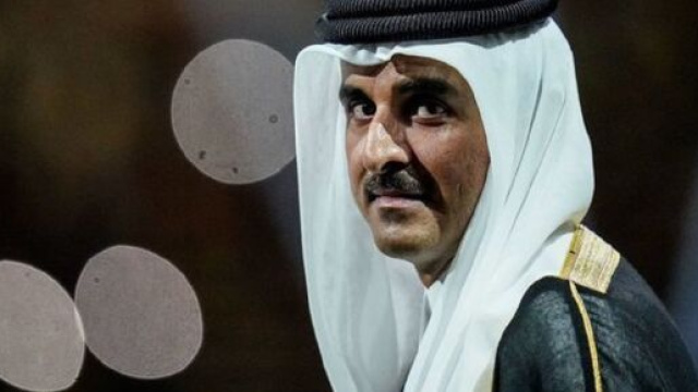 L'émir du Qatar (capture X @foot365)