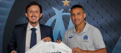 Alexis Sanchez a quitté l'OM l'été dernier au mercato. (screenshot Twitter @Beye13)