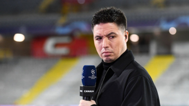 Samir Nasri sur Canal+ (Capture X @VibesFoot)