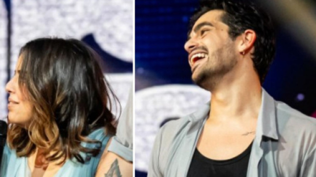 Inès Reg et Christophe Licata au premier prime de Danse avec les stars - Capture d'écran Instagram (@licatachristophe)