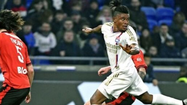 Orban avec l'OL contre le Stade Rennais. (screenshot Foot Mercato)