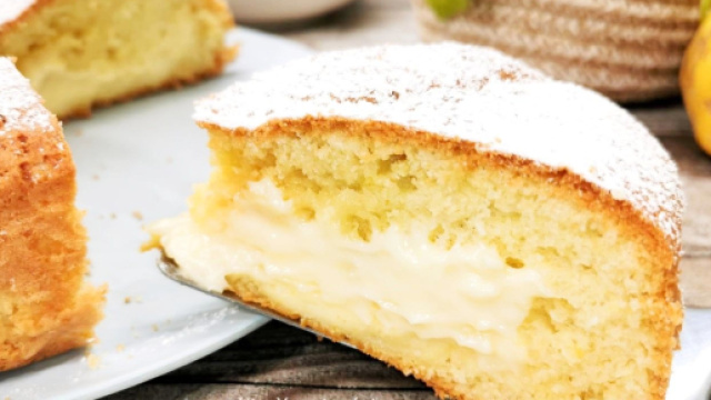 torta con crema di limone bio, una fresca golosità