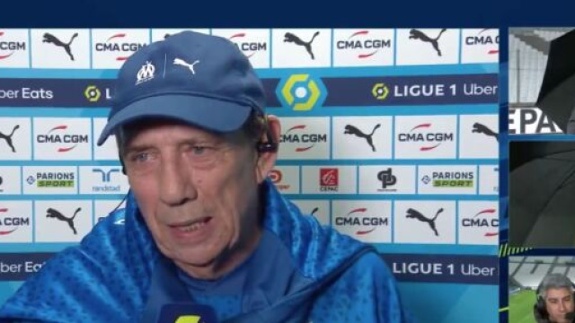 Jean-Louis Gasset nouvel entraineur de l'OM. (screenshot Twitter - @primevideo)
