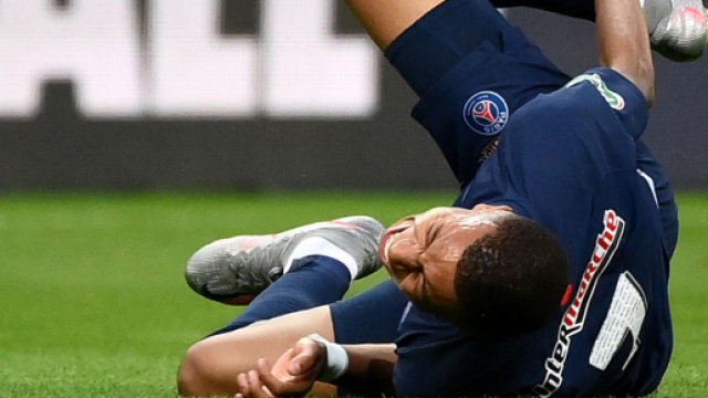 Kylian Mbappé au sol PSG (capture X @panams75)