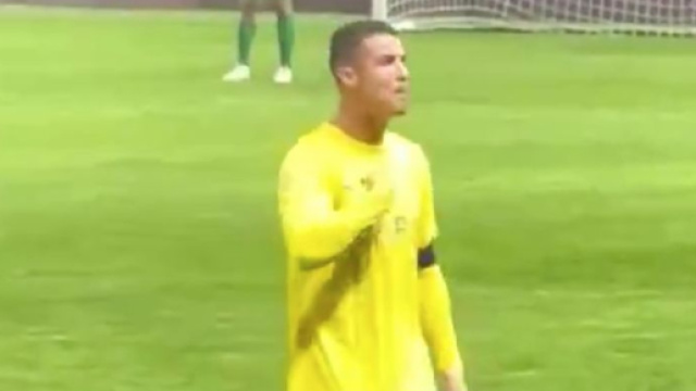 Cristiano Ronaldo joueur d'Al-Nassr. (screenshot Twitter - @ActuSPL)