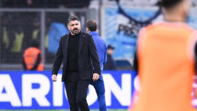 Gattuso agacé par la dynamique à l'OM. (screenshot Twitter @actufoot)