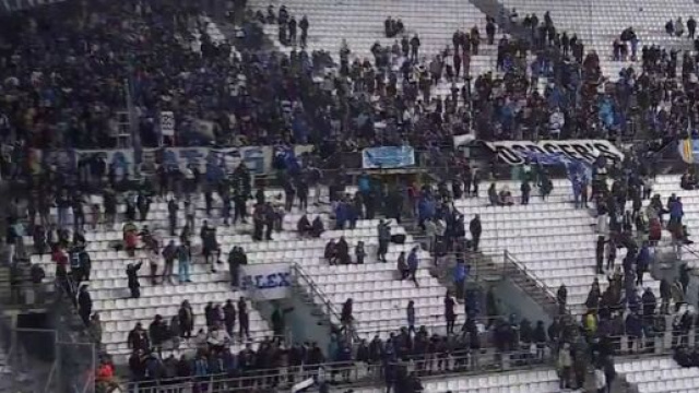 Les fans de l'OM agacés envers les joueurs du club. (screenshot @PVSportFR ·)