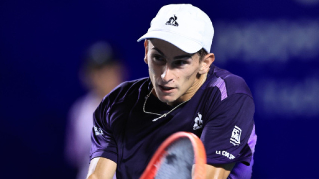 Matteo Arnaldi, uno dei giocatori in ascesa del tennis italiano.