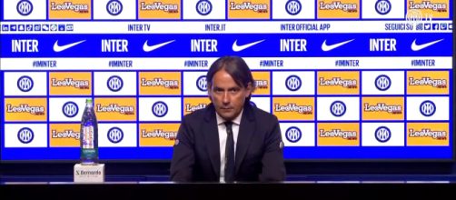 Simone Inzaghi in conferenza stampa © Inter FC