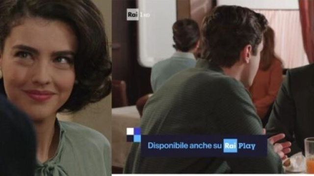 Chiara Rossi (Maria) ed Elia Tedesco (Vito) - screenshot © Rai 1.