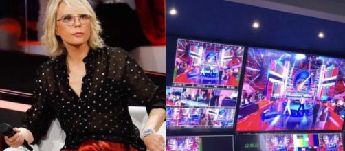 Amici 23, in foto Maria De Filippi e lo studio del serale.