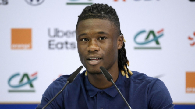 Eduardo Camavinga avec le maillot Bleu (capture X @TF1)