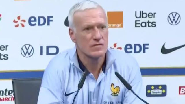 Deschamps amer sur l'arbitrage lors de France-Argentine. (crédit Twitter l'equipe)