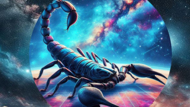 Segno zodiacale dello Scorpione © Foto generata con Bing IA.