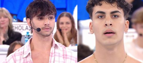 Gli allievi Nicholas e Giovanni - Amici © Canale 5.