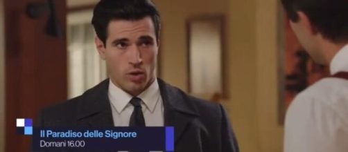 Matteo Portelli de Il Paradiso delle signore (screenshot © Rai 1).